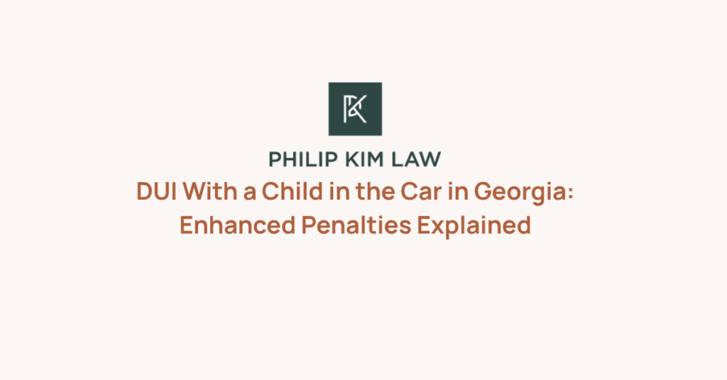 DUI With a Child in the Car